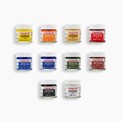 CAMEL ACRYLIC COLOURS 10 Shades x 15 ml